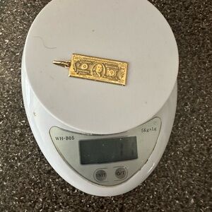 100 dollar bill 14 kg gold pendant charm 11 grams
